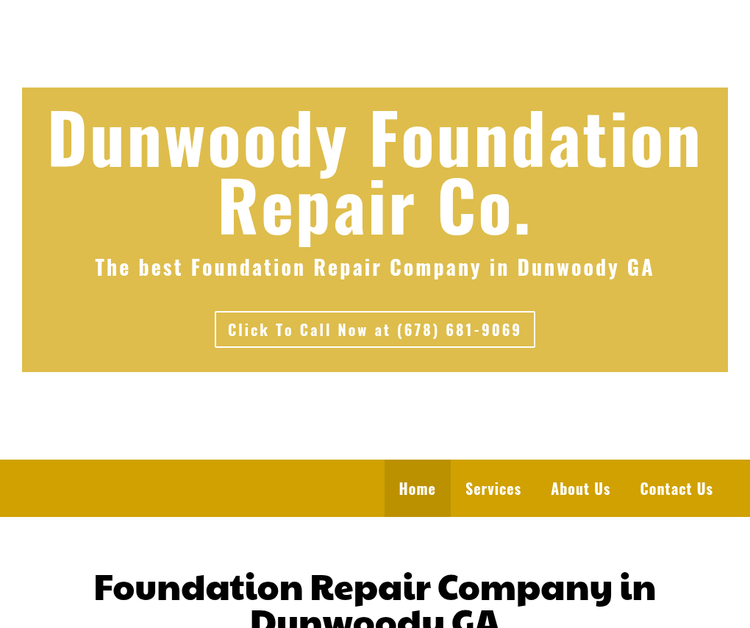 Dunwoody Foundation Repair Co.