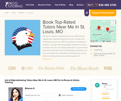 Frog Tutoring St. Louis