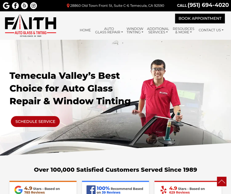 Faith Auto Glass and Window Tinting