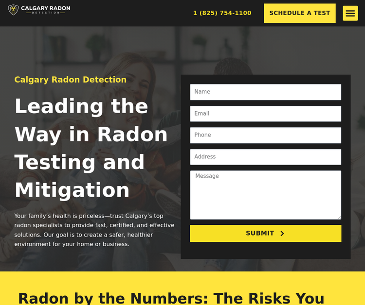 Calgary Radon Detection