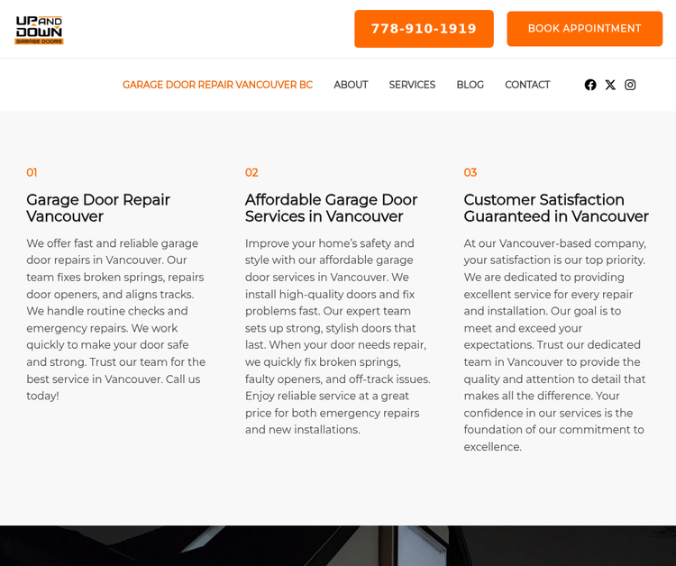 Up and Down Garage Doors
