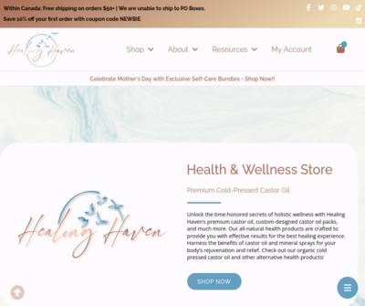 Healing Haven Shop