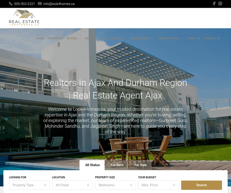 Look4Homes - Real Estate Agents Ajax