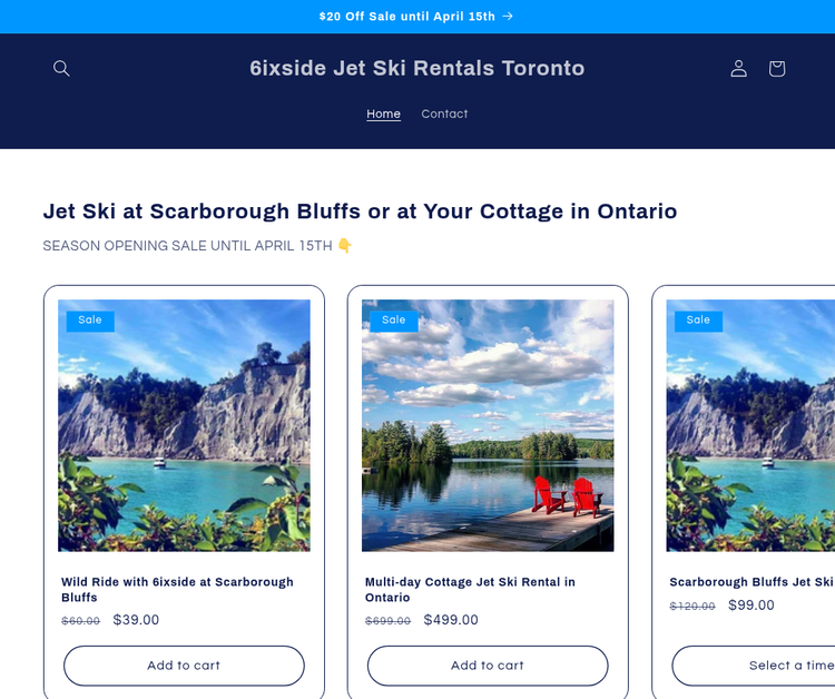 6ixside Jet Ski - Jet Ski Rentals Toronto