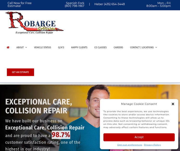 Robarge Collision - Spanish Fork Auto Body Repair