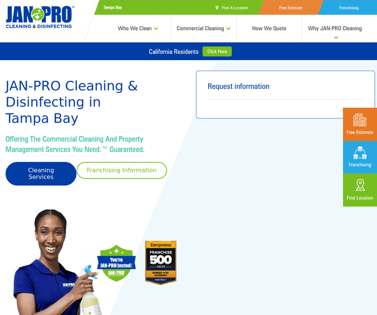 JAN-PRO Cleaning & Disinfecting in Tampa Bay