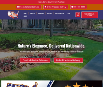 Pinestraw America Nationwide Landscaping Company