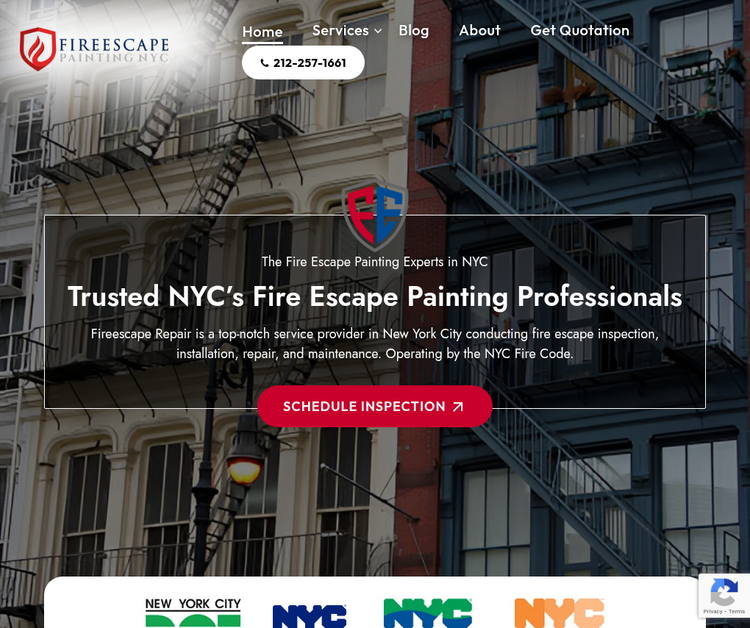 Fire Escape Painting NYC