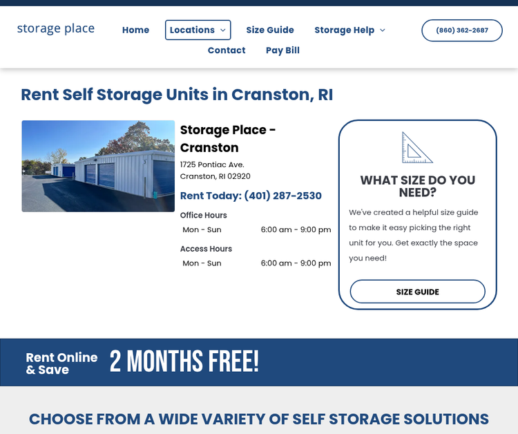 Storage Place - Cranston