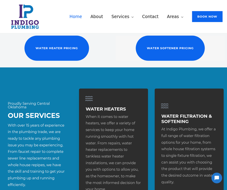 Indigo plumbing