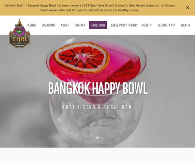Bangkok Happy Bowl Asian Paradise