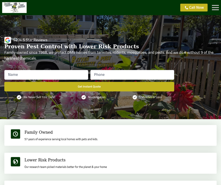 Better Termite & Pest Control
