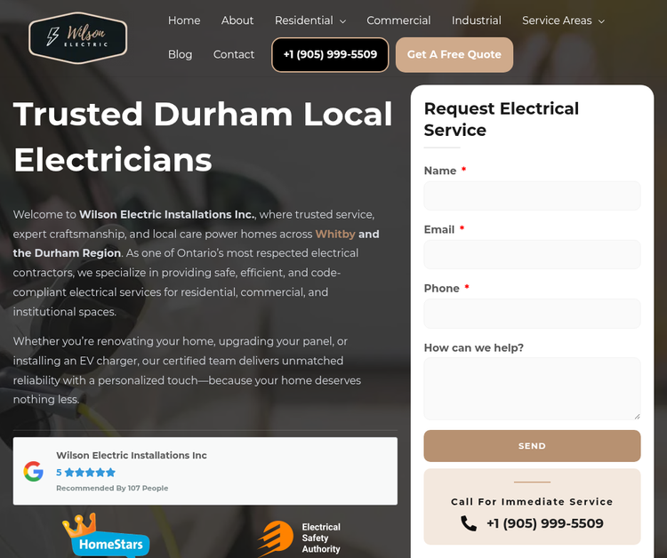 Wilson Electric Installations Inc
