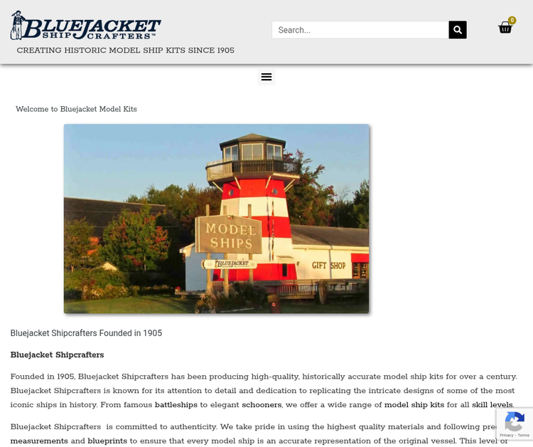 Bluejacket Shipcrafters - Wooden Ship Kits and Supplies.