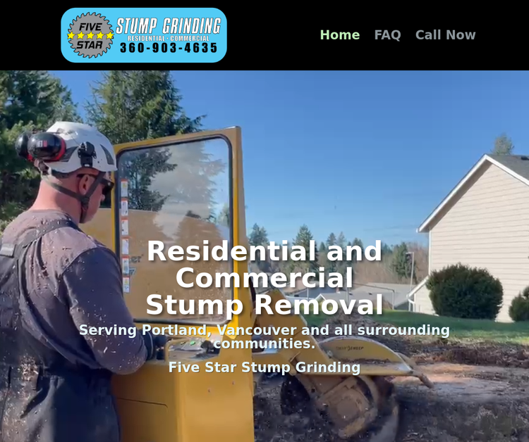Five Star Stump Grinding