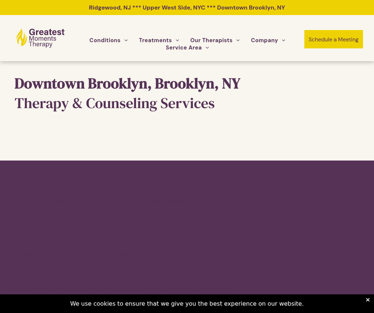 Greatest Moments Therapy * Psychological Services - Brooklyn