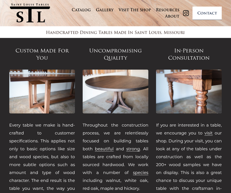 Saint Louis Tables