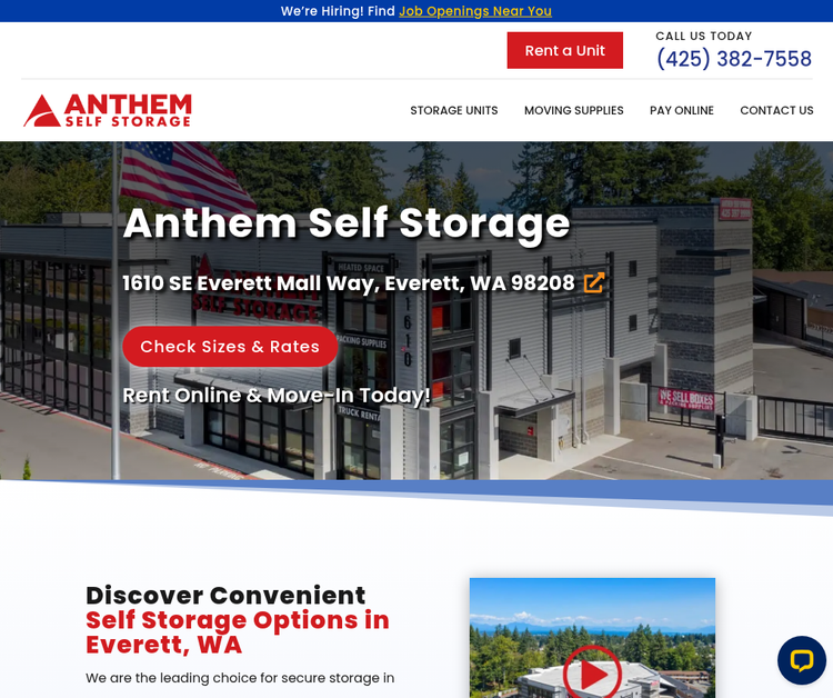 Self Storage Units in Everett, WA