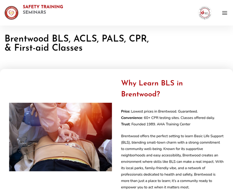 Safety Training Seminars
