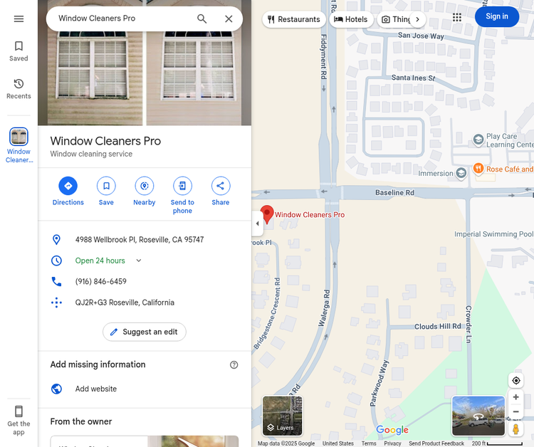 Window Cleaning Services in Roseville, CA