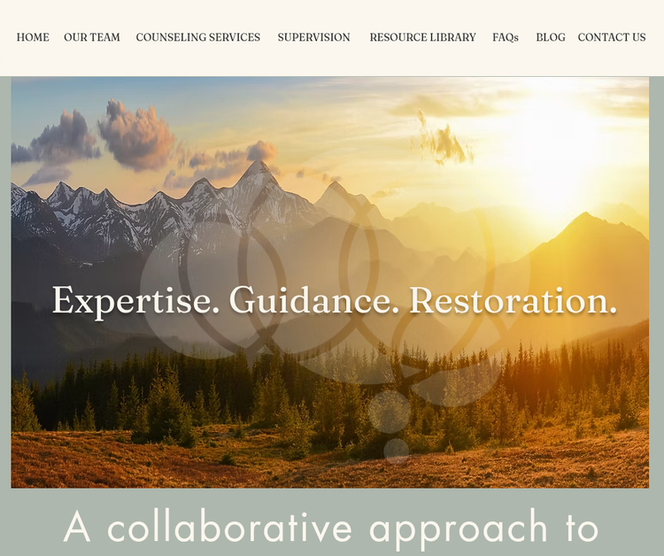 Expertise. Guidance. Restoration.