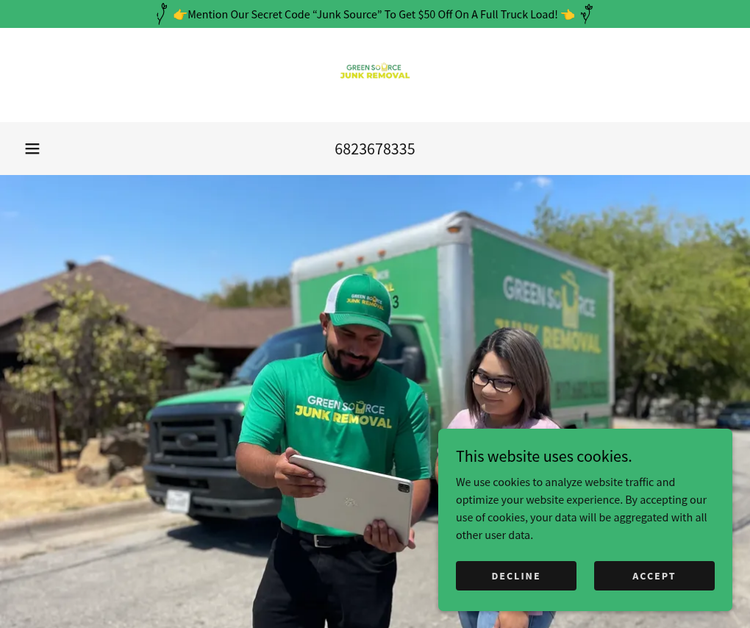 Garbage collection service in Fort Worth, Texas