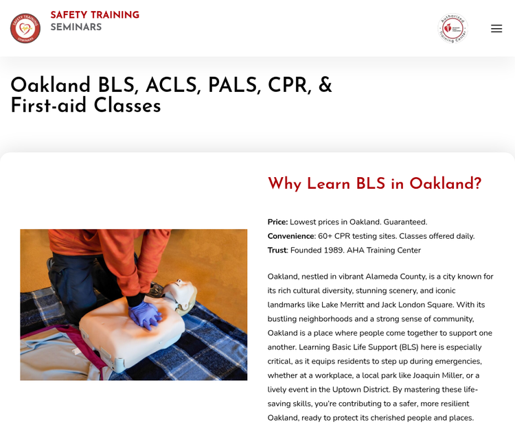 Safety Training Seminars