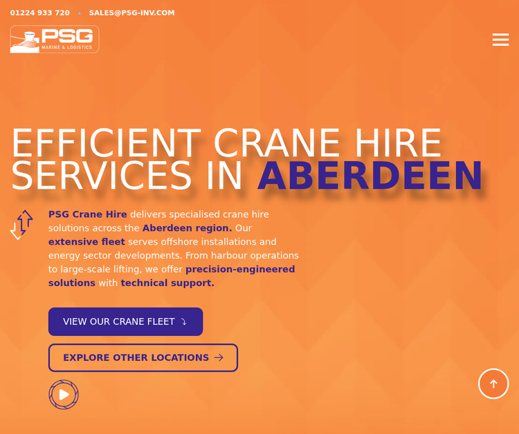 Top Services for Contract Lift  and Crane Hire in Aberdeen