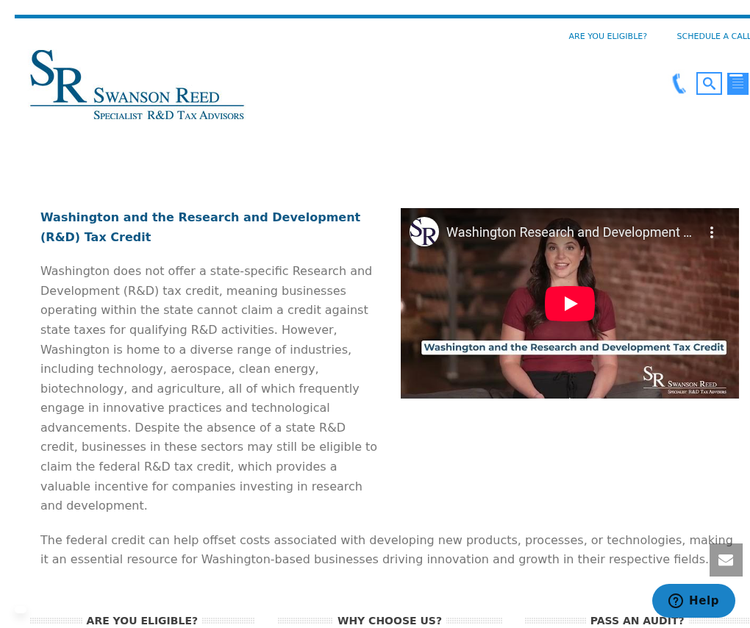 Swanson Reed | Specialist R&D Tax Advisors