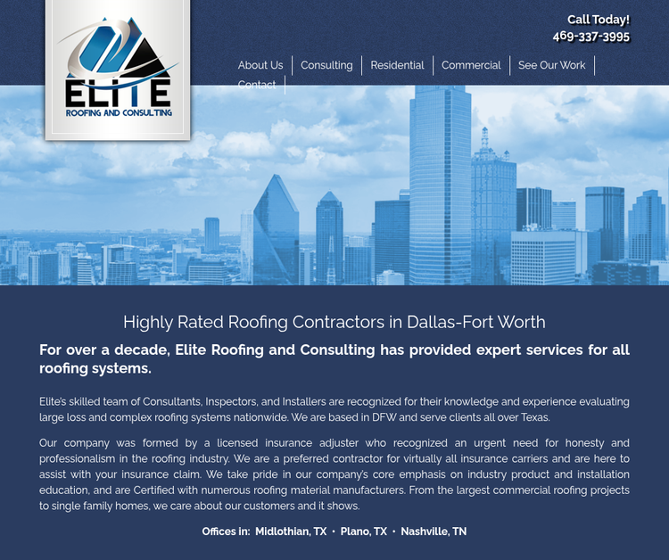 Elite Roofing and Consulting