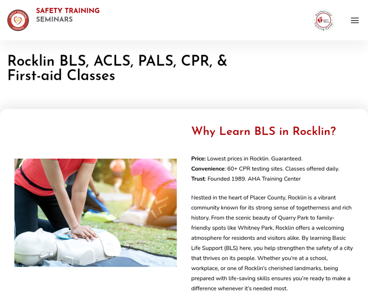 Safety Training Seminars