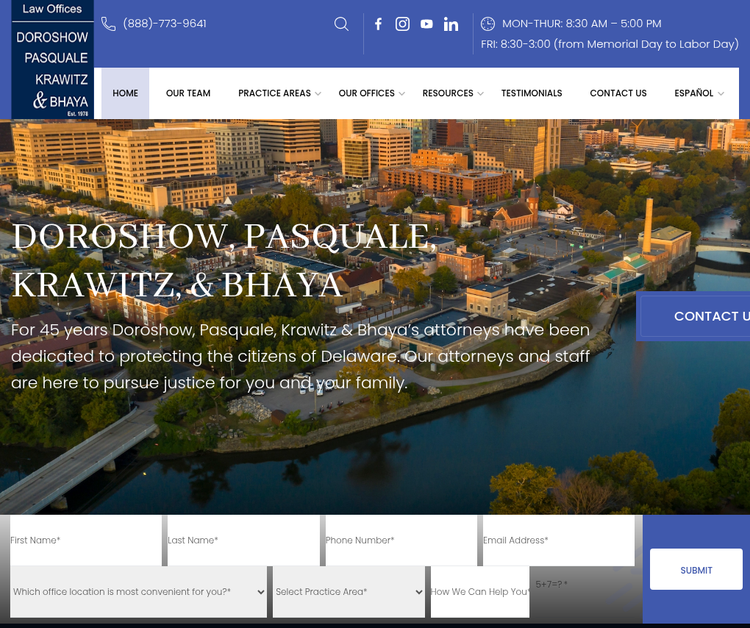 The Law Offices of Doroshow, Pasquale, Krawitz & Bhaya