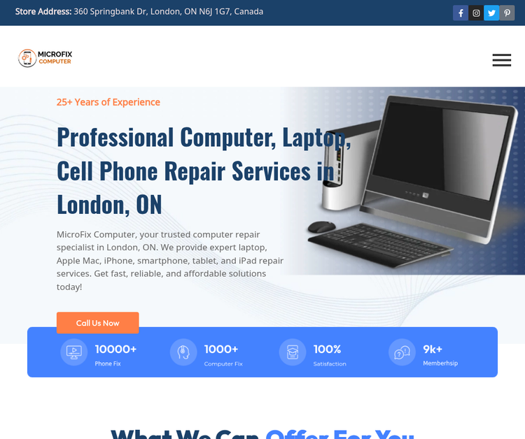 MicroFix Computer Website