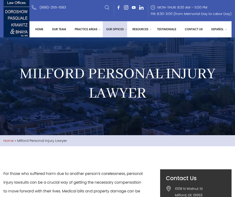 The Law Offices of Doroshow, Pasquale, Krawitz & Bhaya