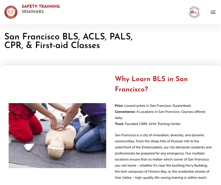 Safety Training Seminars