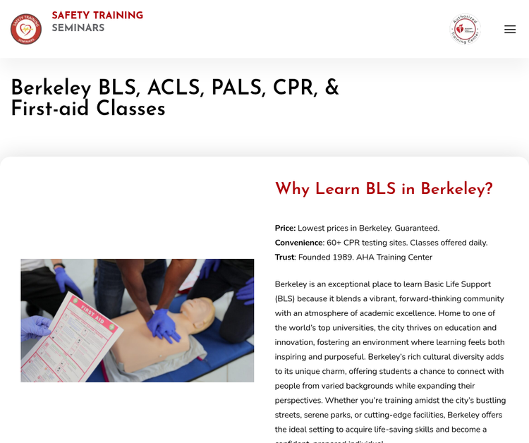 Safety Training Seminars