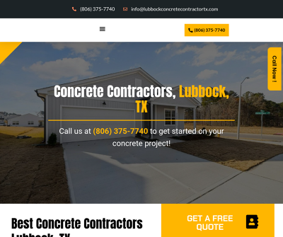 Concrete Contractor Company In Lubbock, TX | Quote Now