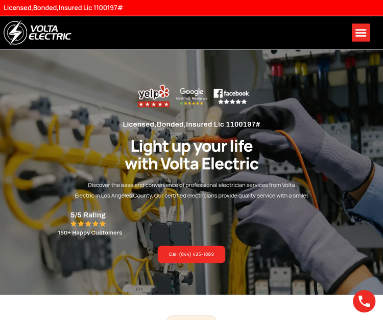 Volta Electric | Trusted Electricians Company | Los Angeles