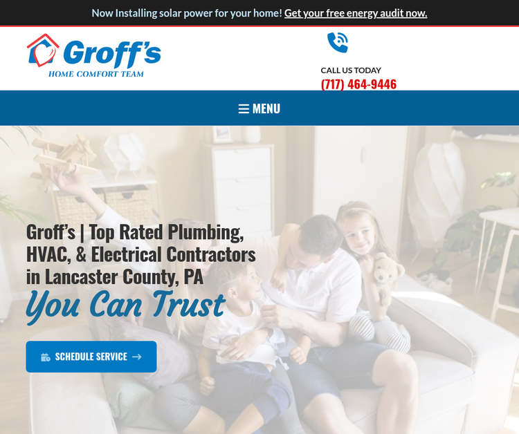 Groff's Heating Air Conditioning & Plumbing Inc