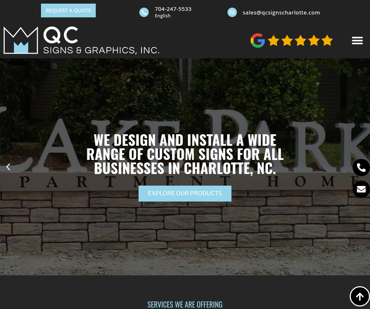 Custom Signs for all business in Charlotte