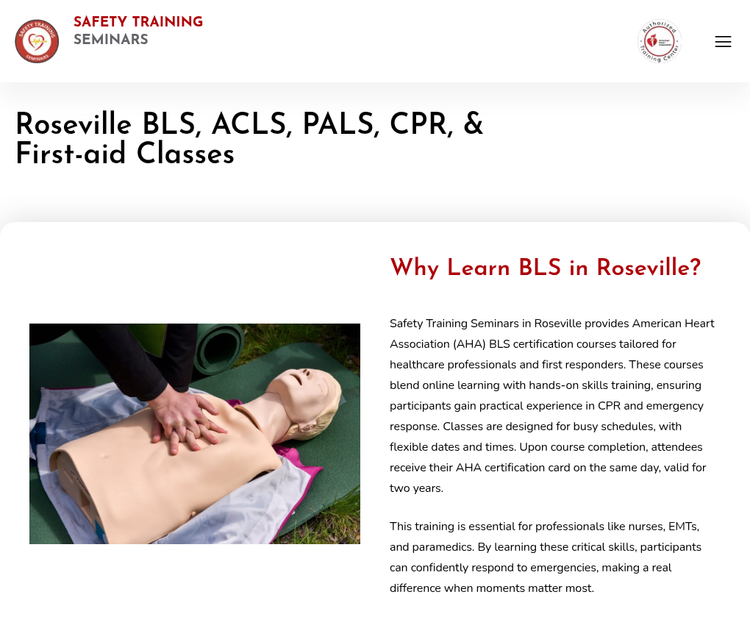 Safety Training Seminars