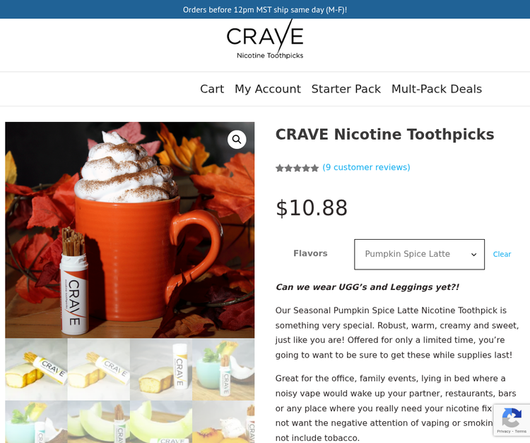 Crave Nicotine Toothpicks