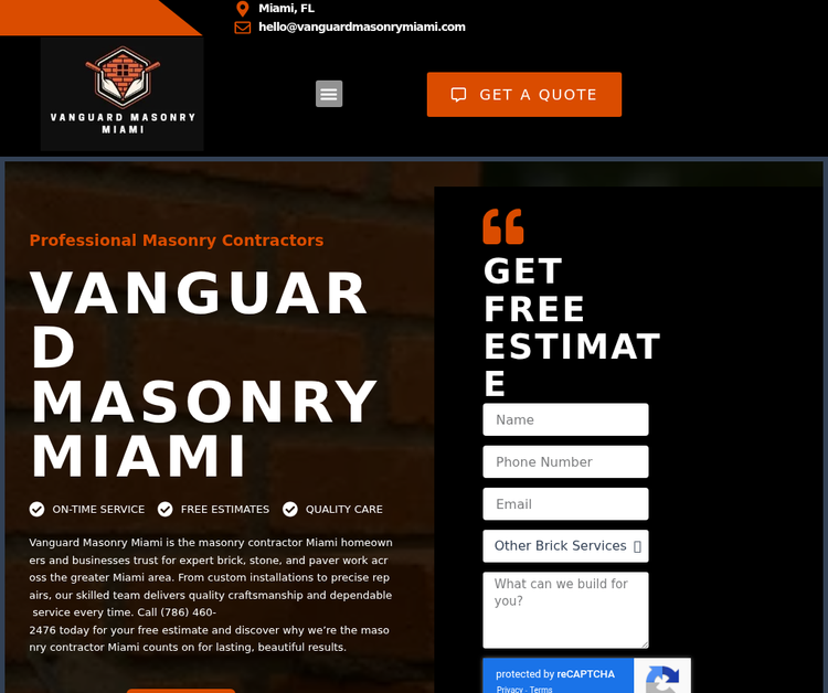 Vanguard Masonry Miami