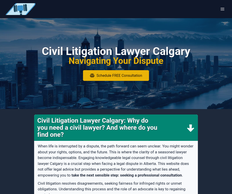 Civil Litigation Lawyer Calgary