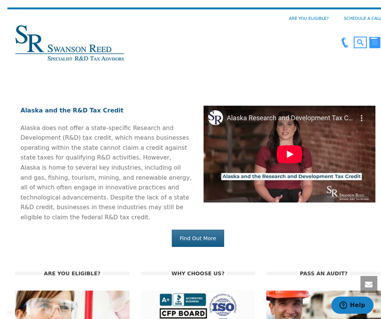 Swanson Reed | Specialist R&D Tax Advisors (Alaska)