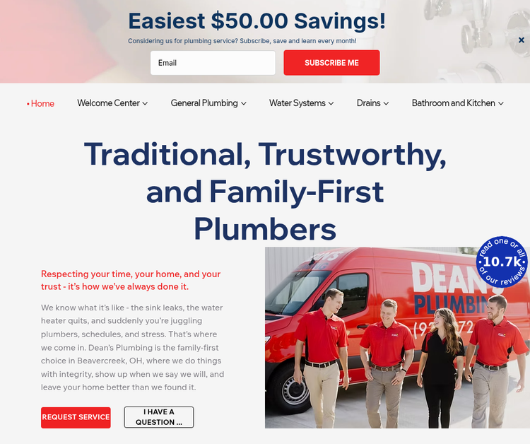 Dean’s Plumbing 