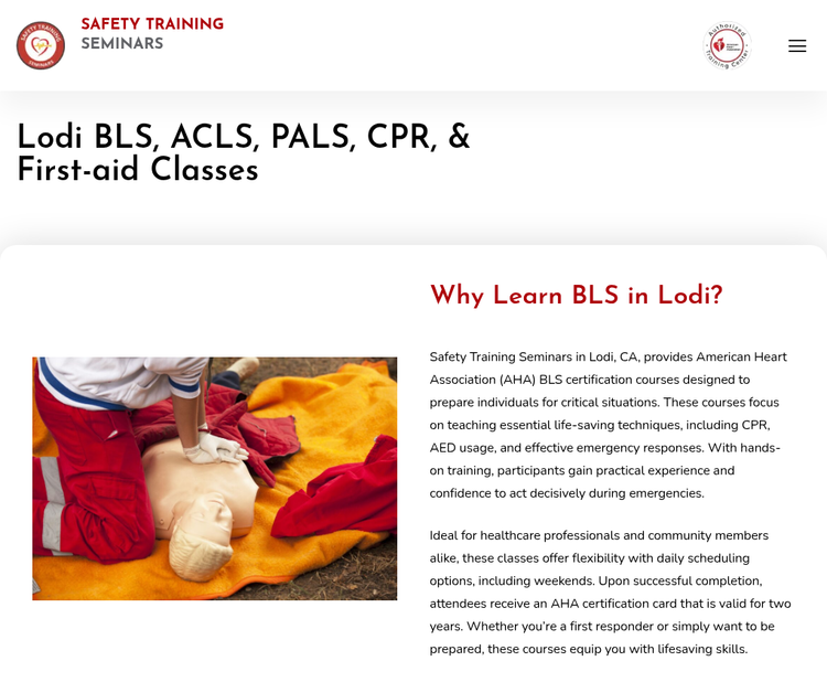 Safety Training Seminars