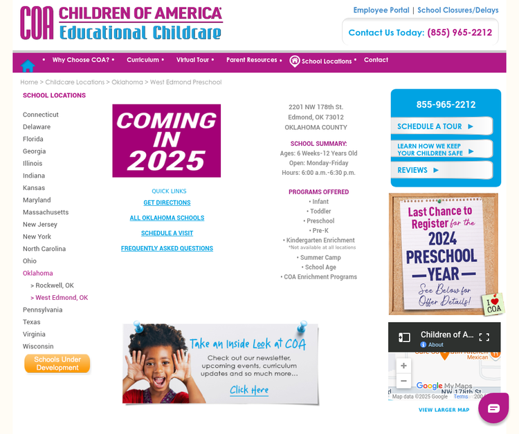 West Edmond Preschool – Children of America