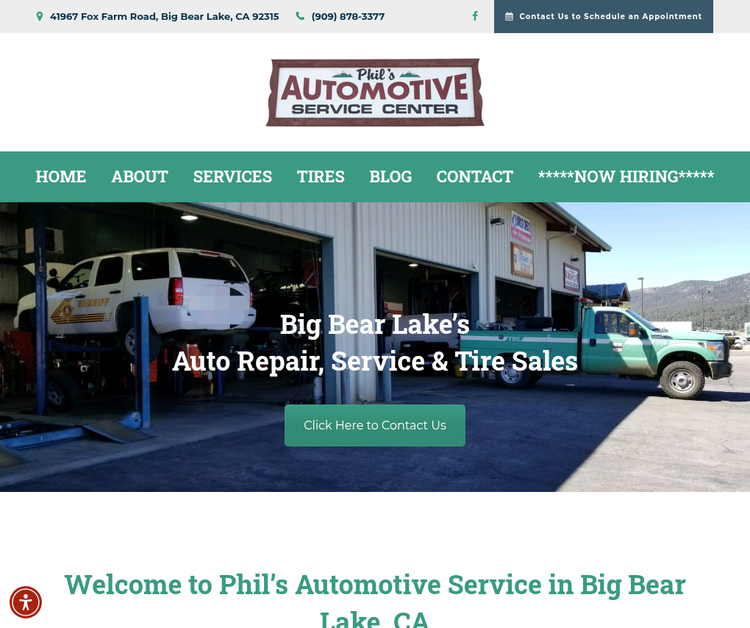 Phil's Auto Repair & Tires - Big Bear