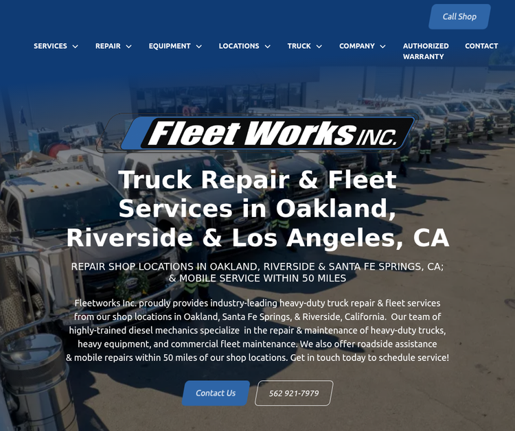 Professional Truck Repair & Fleet Services in California